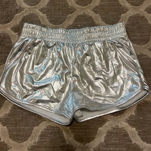 Silver Shorts Size Medium